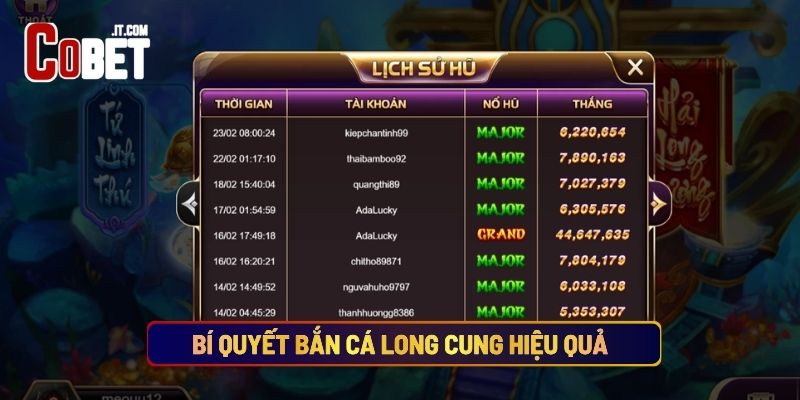 Bí Quyết Bắn Cá Long Cung Hiệu Quả