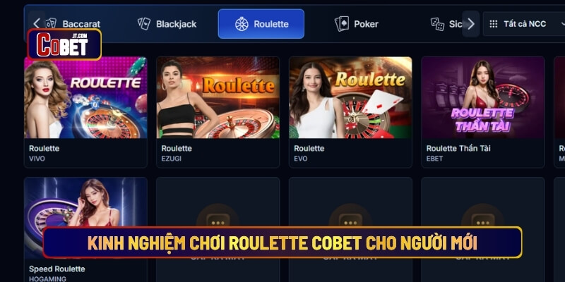 Kinh nghiệm chơi Roulette Cobet cho người mới