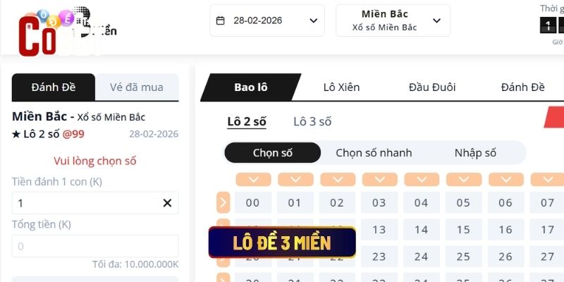 Lô Đề 3 Miền