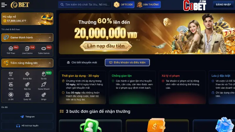 Mỗi chương trình thưởng đều đi kèm điều kiện cụ thể