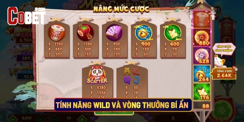 Tính Năng Wild Và Vòng Thưởng Bí Ẩn